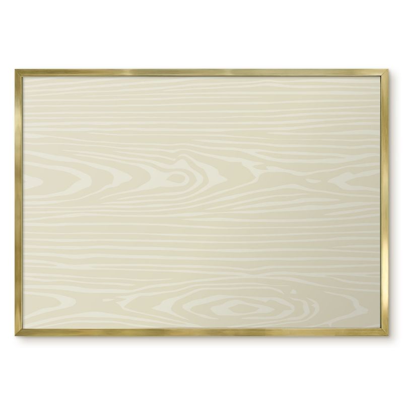 Tablica Magnetyczna Do Biura Tulup 70x50 cm Beżowe usłoje - Złota rama Do salonu, sypialni 1 szt.