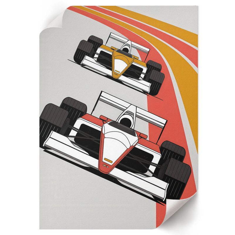 Plakat Premium ArtPrintCave 42x59,5 cm Wyścig formuły Aurora Line 1 szt.