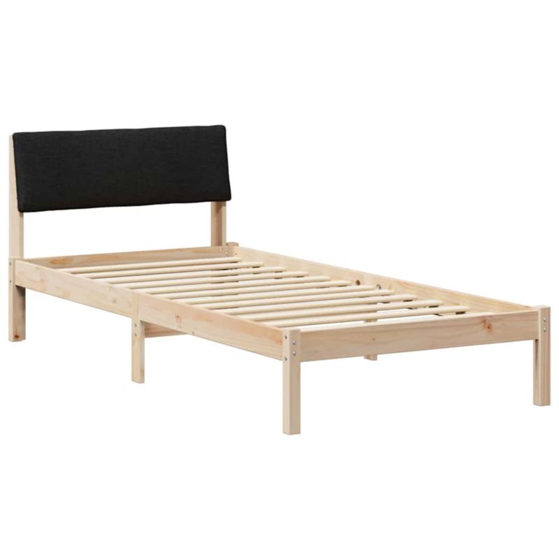 Łóżko Drewniane WaszeMeble 90x200 cm Brązowe WM-878566 1 szt.