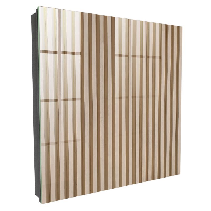 Szklana Szafka Na Klucze Tulup 30x30 cm beżowe linie - Czarna - Otwierana na lewo 1 szt.