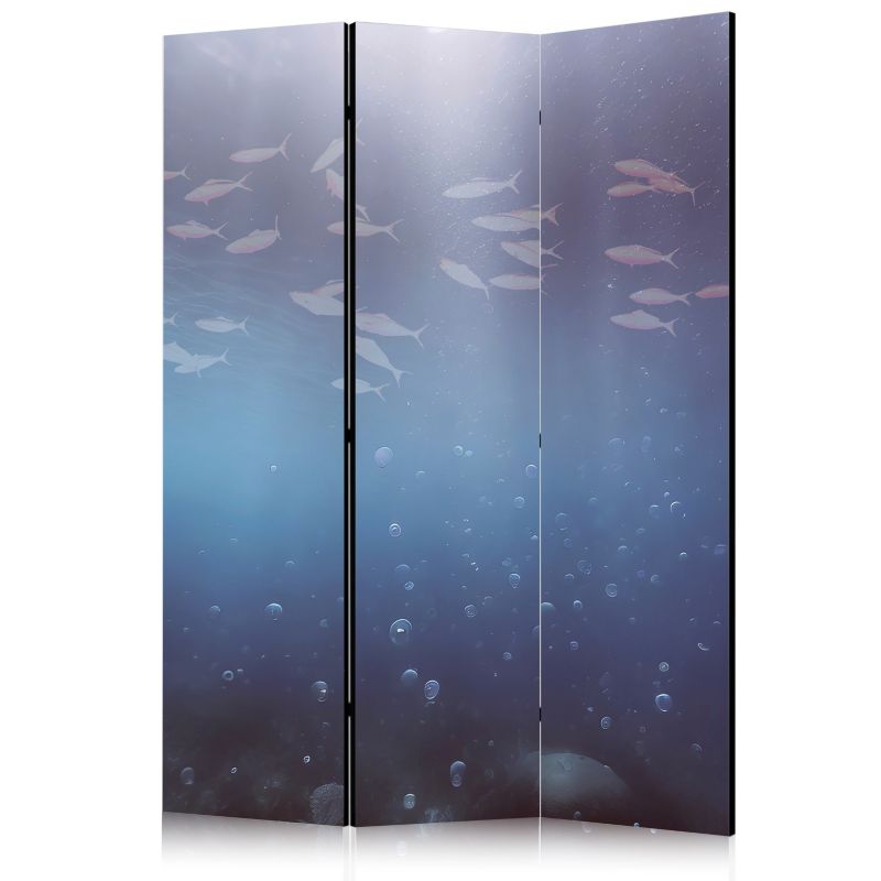 Parawan Muralo Jednostronny Podwodny Świat Ryb Ocean Morze 135x172 cm 1 szt.