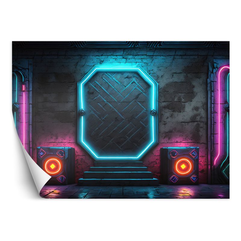 Fototapeta Feeby Abstrakcja neonowa Sci Fi 450x315 1 szt