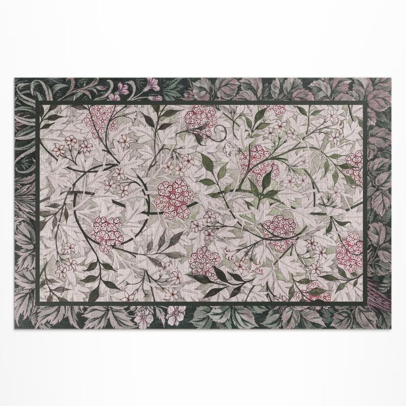 Dywan Winylowy Zewnętrzny Wallfluent 80x120 cm Szkic jaśminowy William Morris 1 szt.