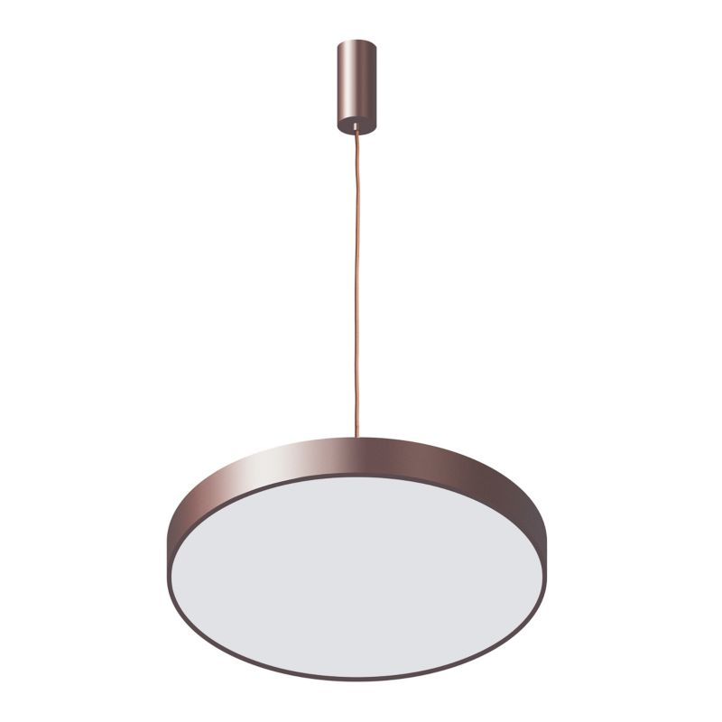Lampa wisząca świecący talerz Italux Orbital brązowa LED 30W 4000K 1800lm IP20 - 1 szt.