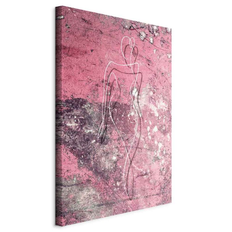 Obraz Artgeist Kobieca sylwetka 80 x 120 cm płótno włoskie 1 szt