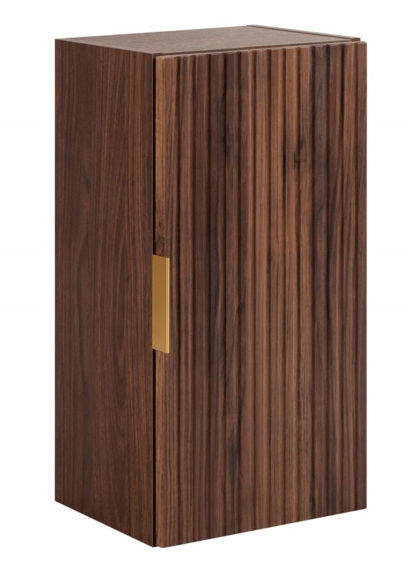 Półsłupek łazienkowy Furnidea 68 cm orzech ryflowany Flow 1 szt.
