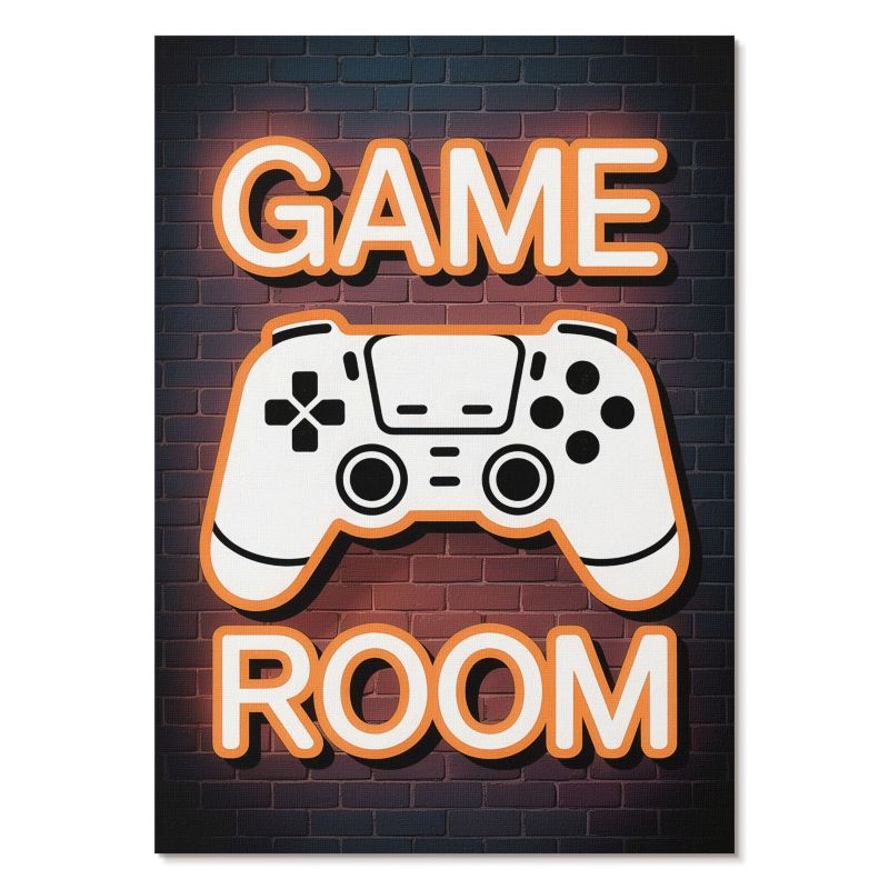 Plakat na Ścianę Tulup 21x29,7 cm (A4) Neonowy kontroler Do biura, salonu, 1 szt.