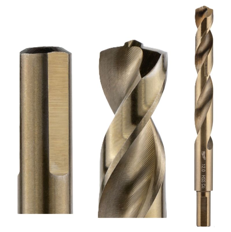 Wiertło do metalu Milwaukee HSS-G Cobalt średnica 12 mm długość 151 mm 1szt