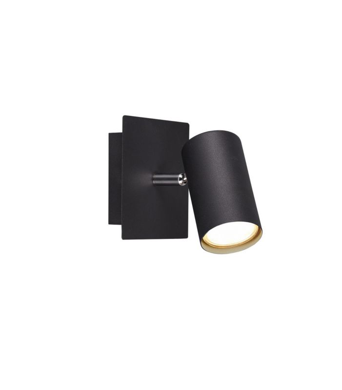 Reflektor spot tuba Trio VANTOS czarny matowy 1xGU10x25W IP20 wym:15x12x12cm - 1 szt.
