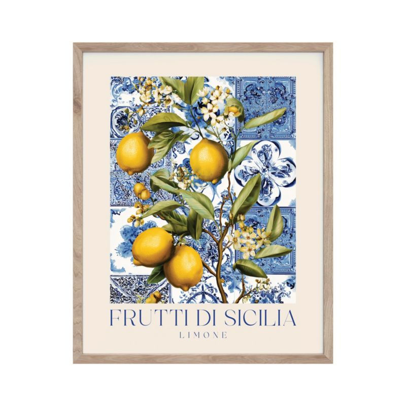 Plakat w ramie 40 x 50 cm Sycylia