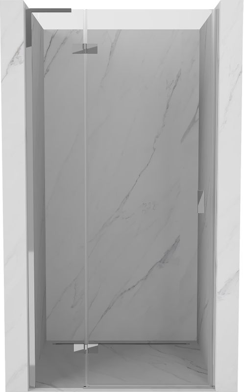 Drzwi prysznicowe uchylne Mexen Mist-H L chrom transparent 95x200 cm 1 szt