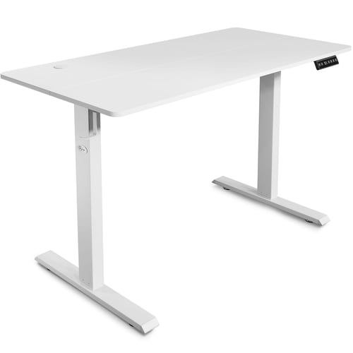 Biurko elektryczne di volio Amone 120x60 cm białe, regulacja wysokości - 1 szt.