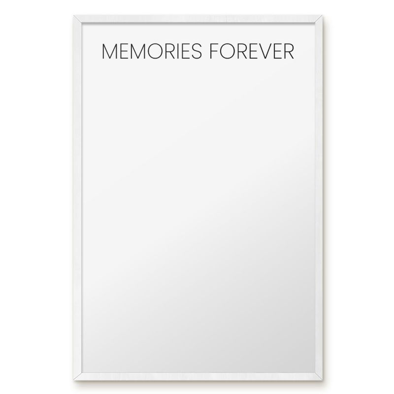 Tablica Magnetyczna Do Sypialni Tulup 40x60 cm Memories forever 3 - Biała rama Do salonu, sypialni 1 szt.