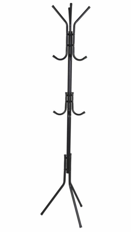 Wieszak stojący H&S Decoration metalowy czarny 175 cm 45x45 cm 1 szt.