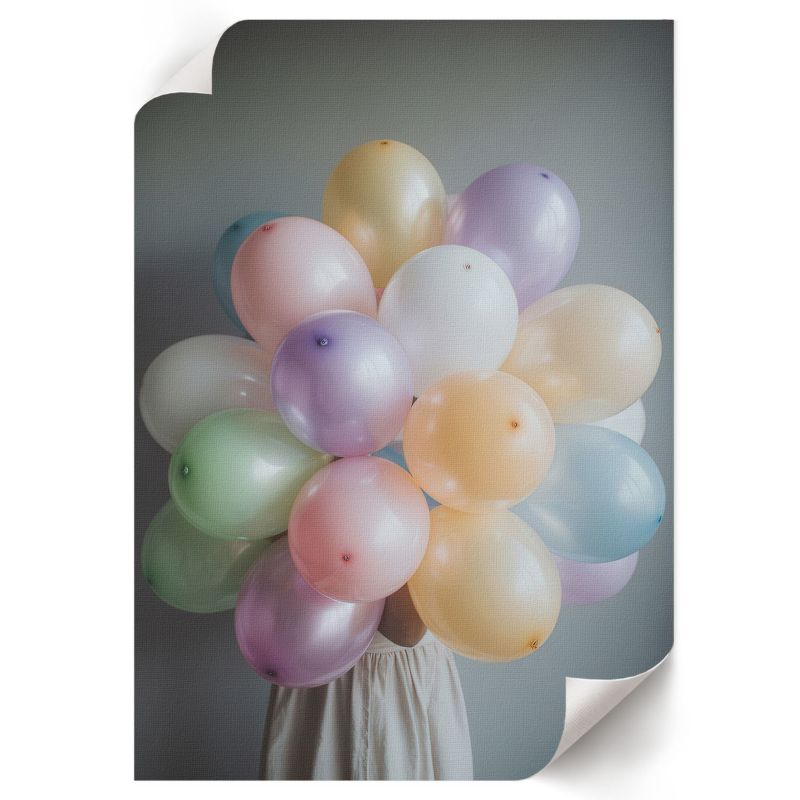 Plakat Premium ArtPrintCave 59,5x84 cm Balonowy bukiet Hidden Frame 1 szt.