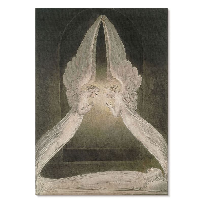 Obraz Plakat Canvas Tulup 59,4,x84 cm (A1) Chrystus w grobie Do sypialni, salonu, garderoby 1 szt.