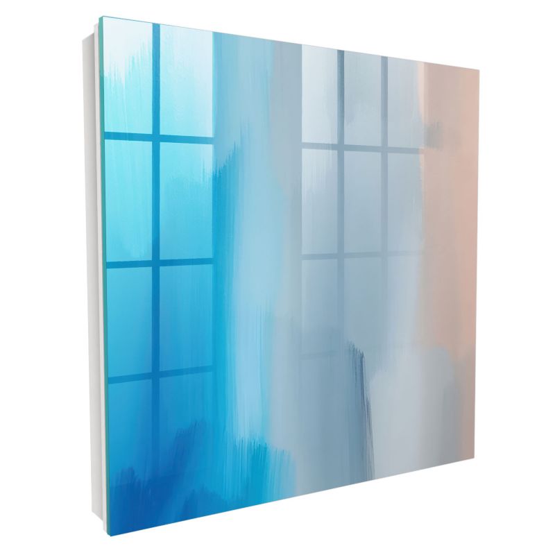 Szafka Na Klucze Tulup 30x30 cm Relaksujący gradient - Biała - Otwierana na prawo 1 szt.