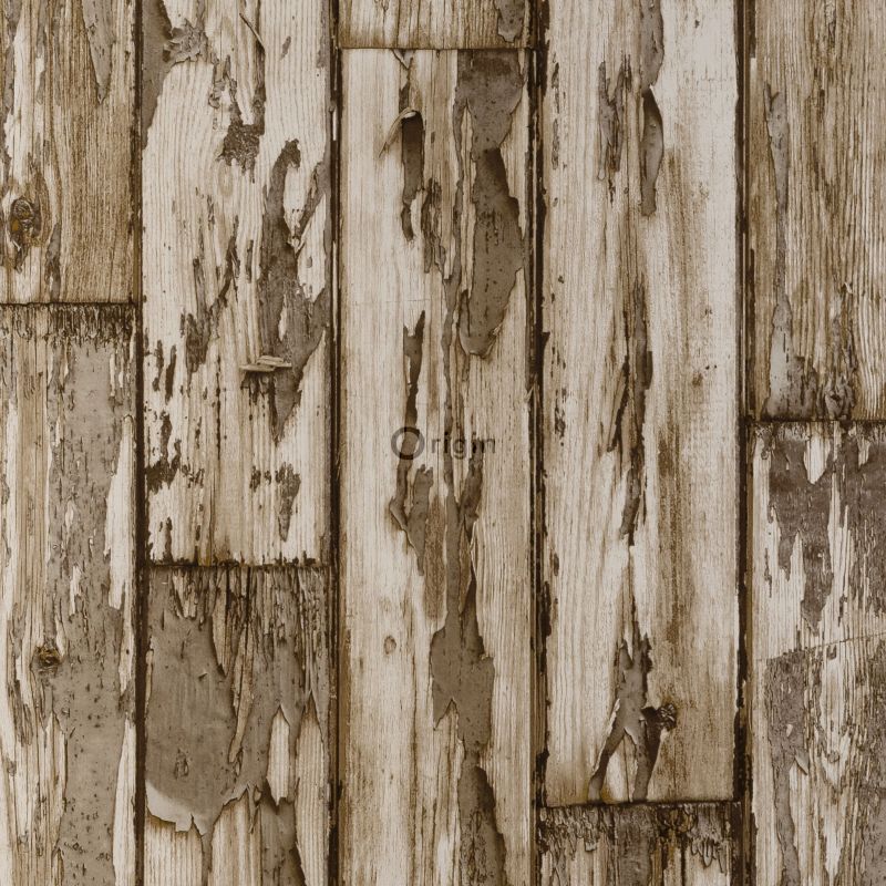Tapeta Origin Wallcoverings deski brązowym 52 cm x 10.05 m - 1 rol.