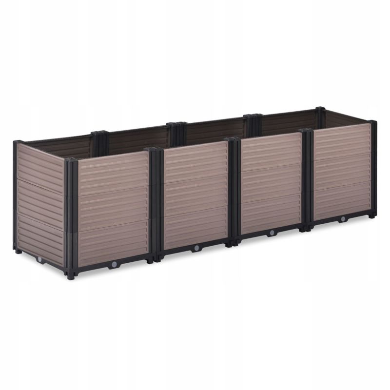 Warzywniak Skrzynia Uprawowa Ogrodowa 164x41x45 cm CULTIVO Balkon Warzywa 1 szt