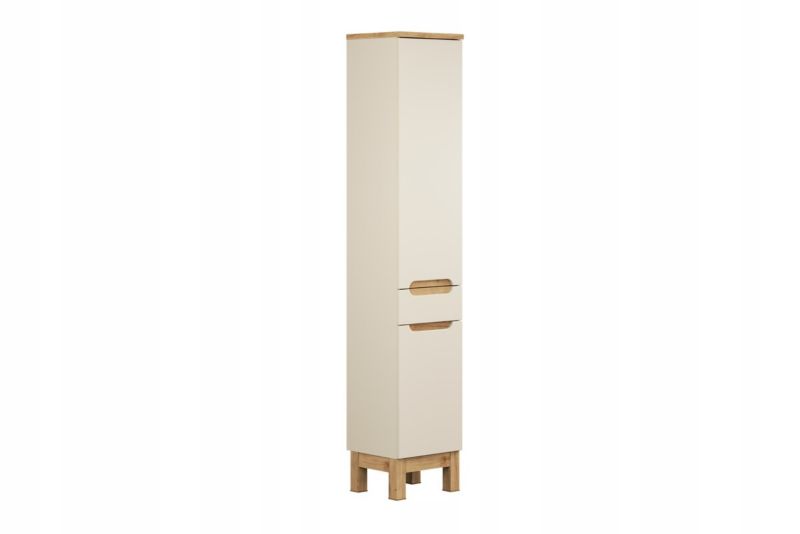Szafka wysoka Furnidea 35 cm kaszmir dąb Wotan 1 drzwi 1 szuflada Bali 1 szt.