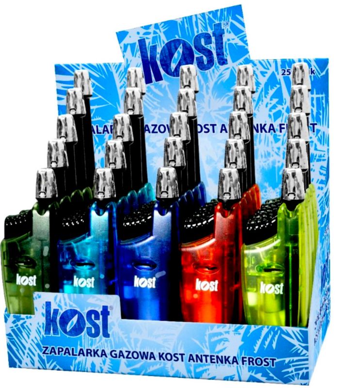 Zapalarka KOST FROST Wysuwana do gazu kominka pieca grilla 25szt