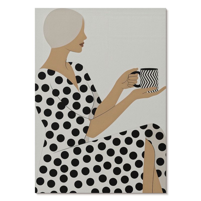 Plakat na Płótnie Tulup 59,4,x84 cm (A1) Stylowa kobieta Do salonu, biura, sypialni 1 szt.