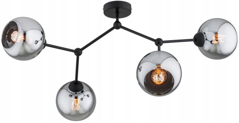 Lampa Wisząca Elko-Lighting Dior E27 czarny 1 szt