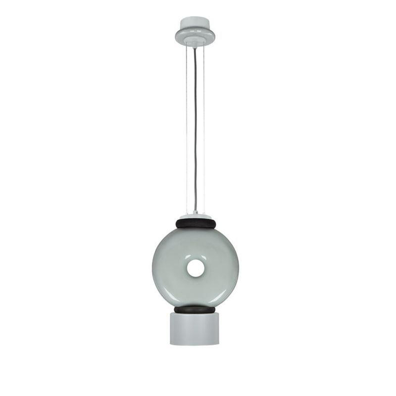 Lampa wisząca ILUMI Tonat szary GX53 1 źródło światła wariant 1 okrąg wys. 160 cm 1 szt.