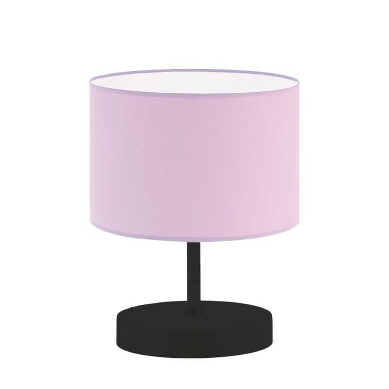 Lampka Nocna Volta Light Factory Picolo Abażur Jasny fioletowy Walec 1xE27 1szt.