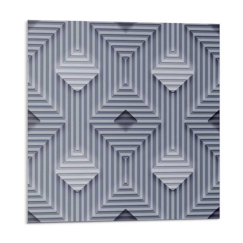 Kafelki samoprzylepne Wallfluent 50x50 cm Wielowarstwowe motywy geometryczne 4 szt.