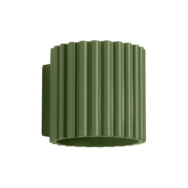 Kinkiet Sollux Lighting AURA nowoczesny zielony 1xG9x10W wym:10x10x12cm IP20 -1 szt.