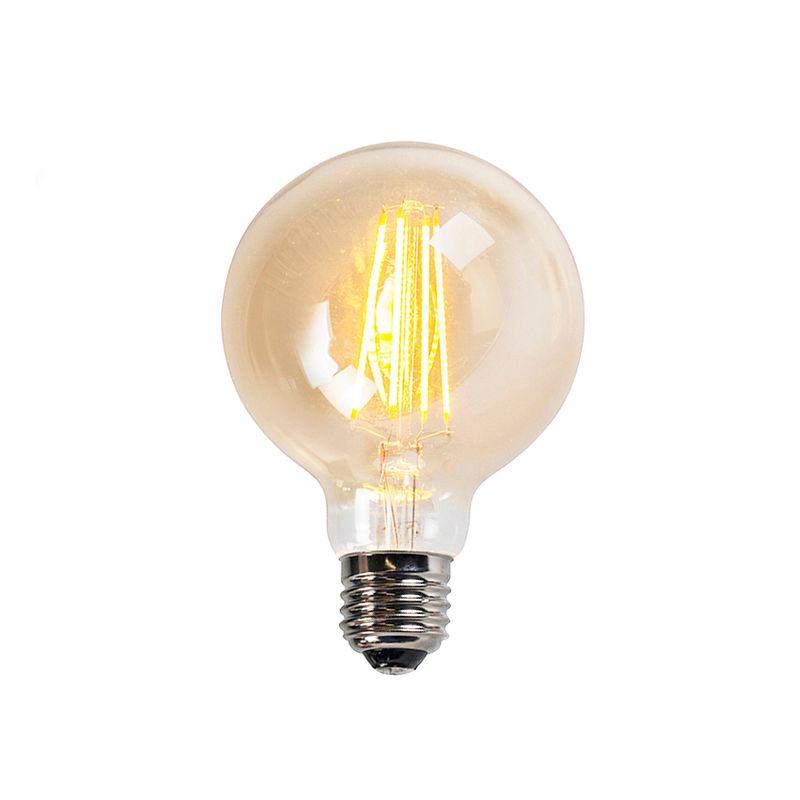 żarówka G95 Luedd 2200k bardzo ciepła biel 450LM 5W 1 szt.