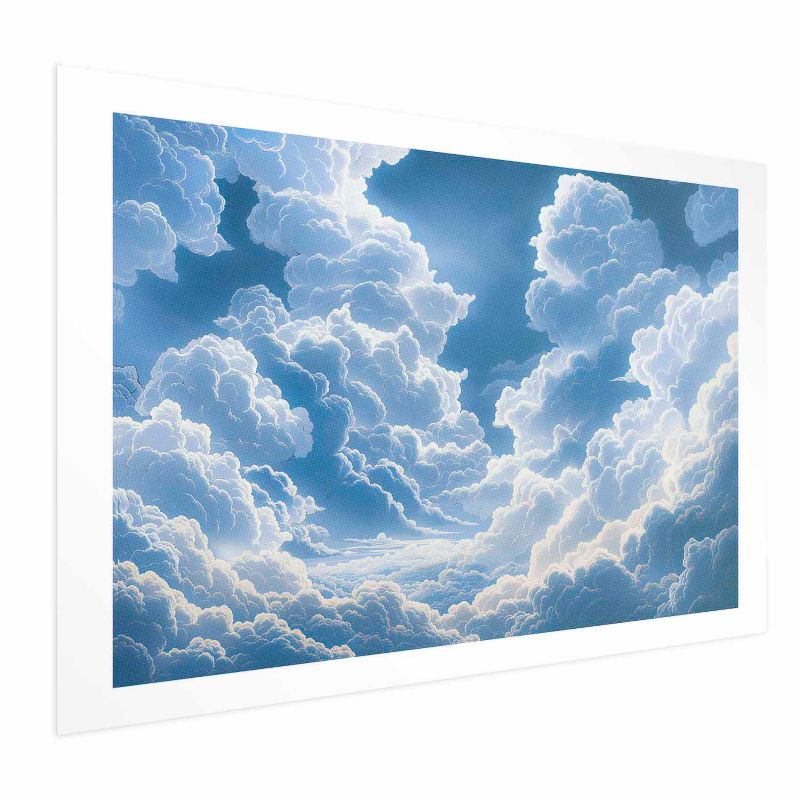 Plakat Artgeist Niebo i puchate chmury 60x40 cm bez ramy 1 szt