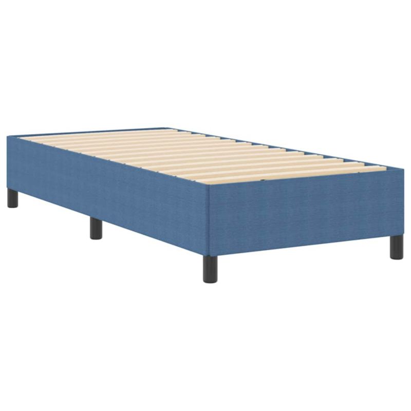 Łóżko tapicerowane WaszeMeble 90x200 cm Niebieski sztruks WM-42006950 1 szt.
