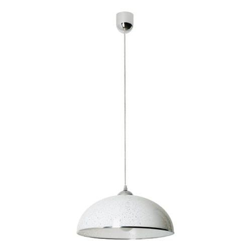 Lampa wisząca Lampex Kristine biała wym: 70 x 38 x 38 cm 1xE27 x 1 szt.