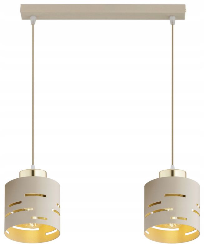 Lampa Wisząca Elko-Lighting Listwa 2-Punktowa Vox E27 beżowy 1 szt