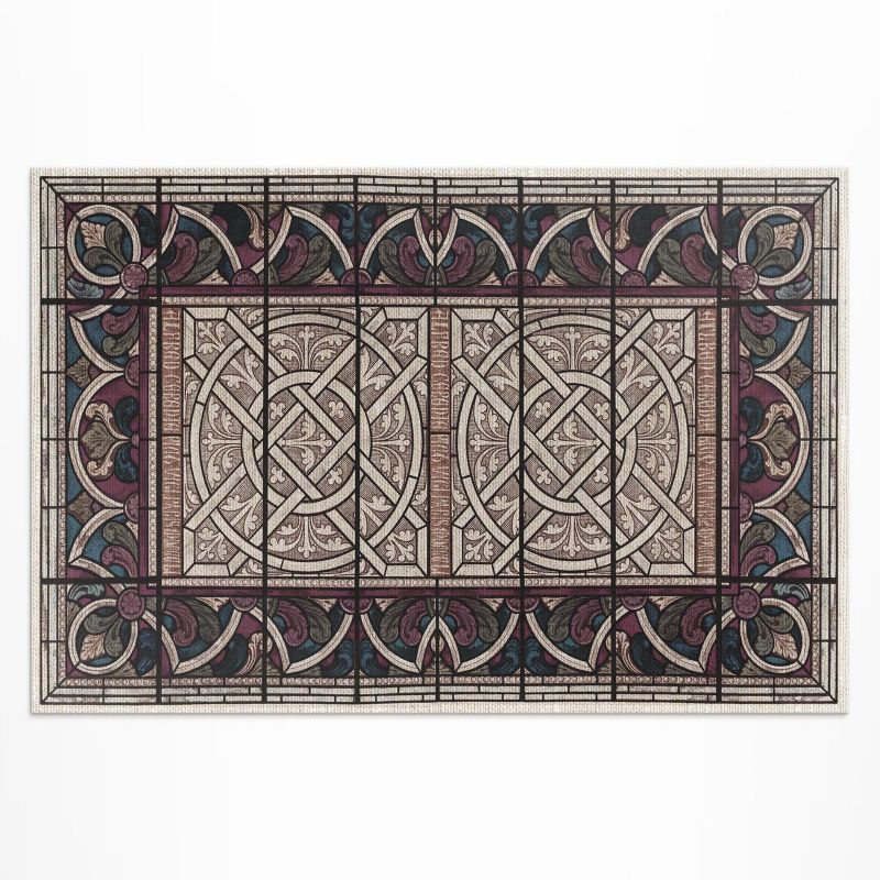 Balkonowy Dywan Winylowy UV Wallfluent 120x180 cm Sir Digby Wyatt gotycki ornament 1 szt.