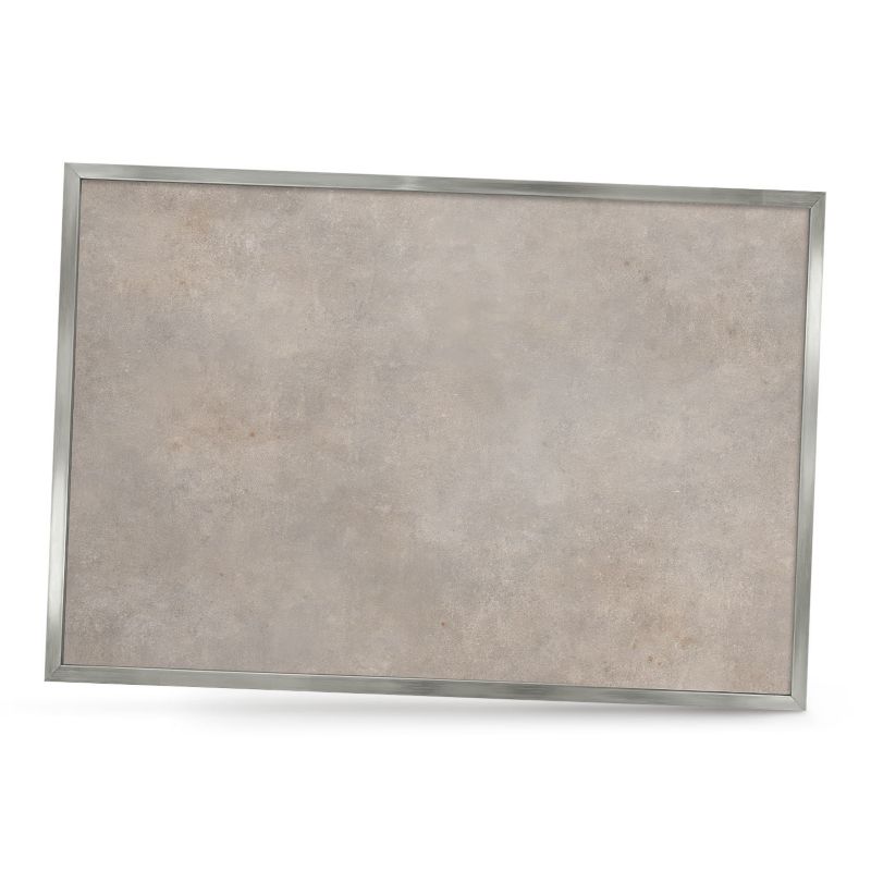 Tablica magnetyczna dekoracyjna ArtPrintCave 60x40 Neutralna elegancja w srebrnej ramie 1szt