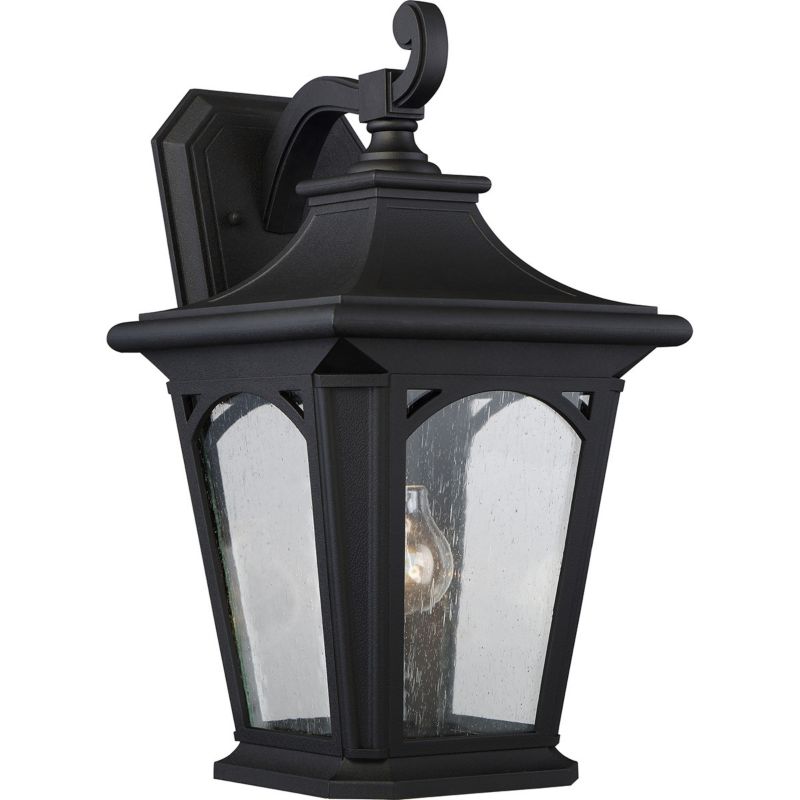 Kinkiet ścienny zewnętrzny Quoizel Bedford czarny 1 x E27 x IP44 wym: 46,1 x 25,4 x 27,9 cm - 1 szt.