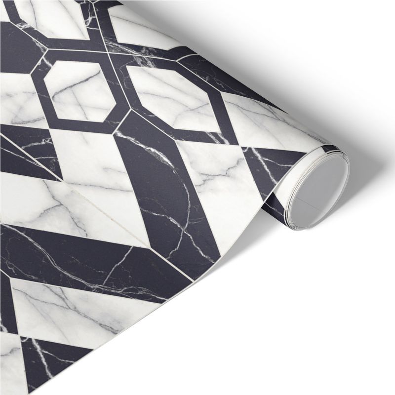 Okleina na Meble Tulup 50x100 cm Geometryczna elegancja Okleina Na Biurko I Regał 1 rol.