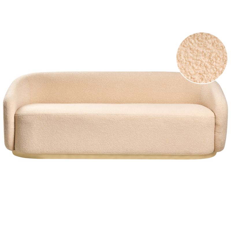Sofa dla 2 osób Sipo Boucle Beżowy 1 szt.