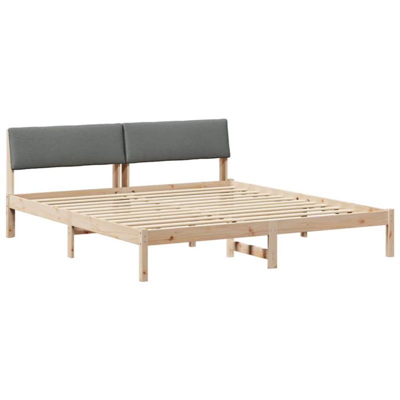 Łóżko Drewniane WaszeMeble 180x200 cm Brązowe WM-3394334 1 szt.