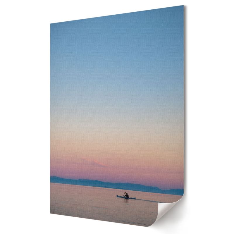 Plakat na ścianę Wallfluent Format A2 Kajak i zachód Zespół Artystów Artland 1 szt.