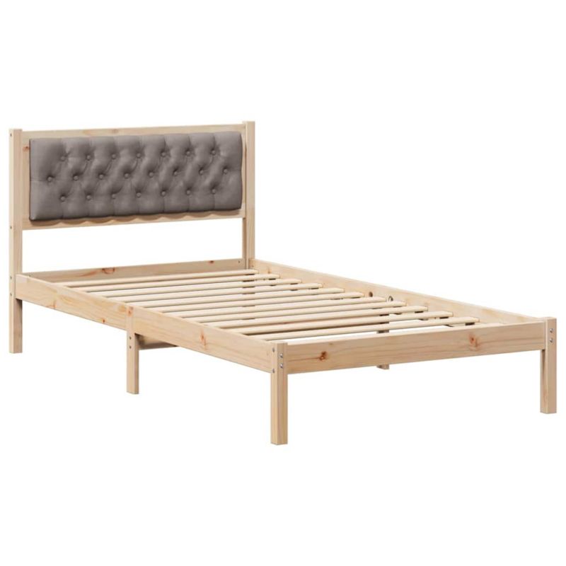 Łóżko Drewniane WaszeMeble 100x200 cm Brązowe WM-878212 1 szt.
