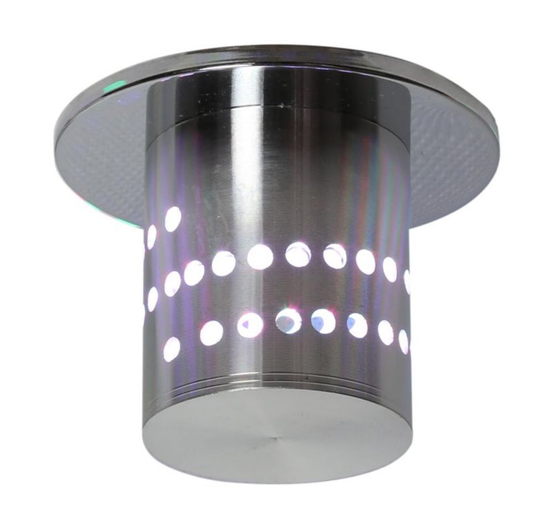 Oprawa wpuszczana RGB Candellux SA-11 chromowana LED 3W K 50lm IP20 wym:6,5x9,2x9,2cm - 1 szt.