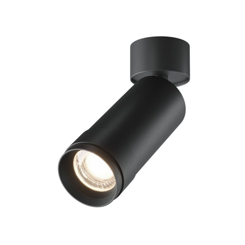 Lampa sufitowa Maytoni Focus Zoom czarna LED 12W 4000K 890lm wym: 16,4 x 5,2 x 5,2 cm - 1 szt.
