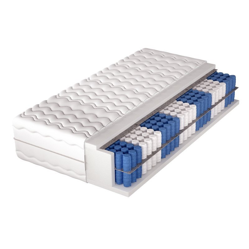 Materac kieszeniowy z podwójnym wkładem 90x200 MONARCH