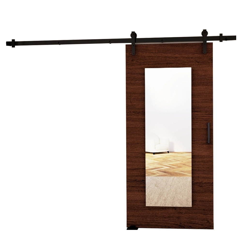 Naścienne drzwi przesuwne do garderoby 90 cm CAPPE wenge