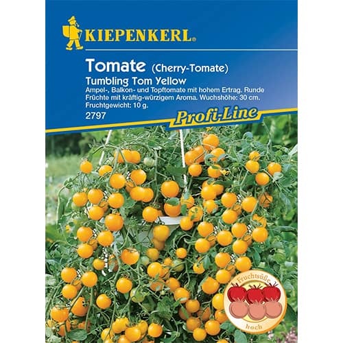 1 szt, Pomidor cherry Tumbling Tom Yellow - Nasiona: Ilość w opakowaniu: 1 opak