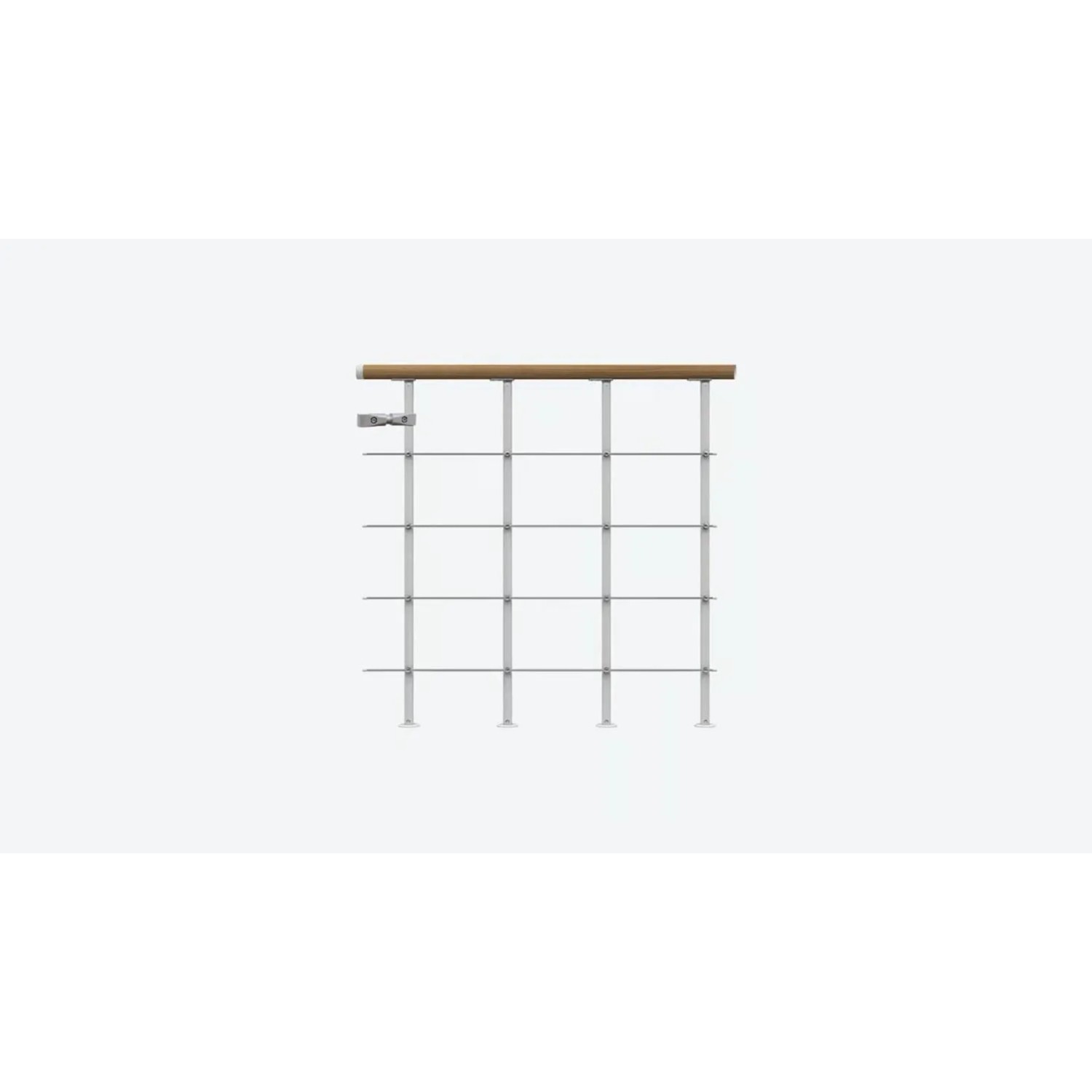 Dolle Barierka Boston początek dąb lakierowany perłowy 100x300x1500 mm